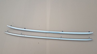 Audi a6 c6 рейлинги кровельные комплект хром фото №1