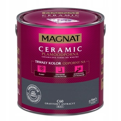 MAGNAT CERAMIC FARBA DO WNĘTRZ CERAMICZNA 2,5L