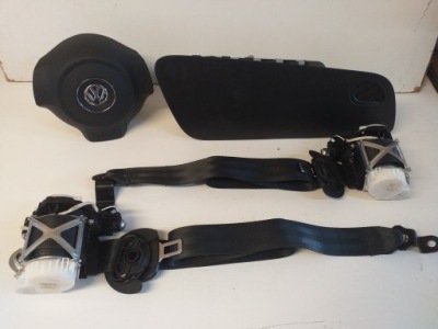 Vw polo 6r подушка безопасности подушка водителя пассажира ремни фото №1