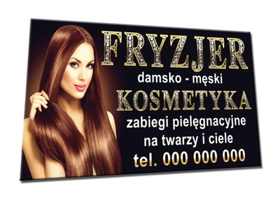 BANER FRYZJER KOSMETYKA ZABIEGI PIELĘGNACYJNE