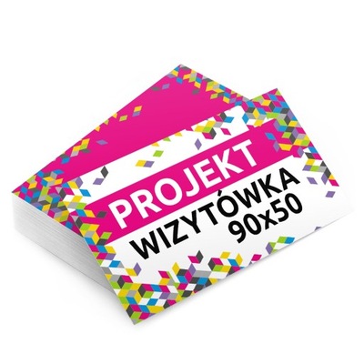 PROFESJONALNY PROJEKT GRAFICZNY wizytówka dwustr