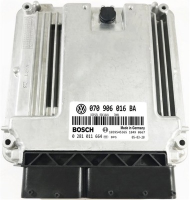 КОМП'ЮТЕР VW T5 070906016BA 0281011664 IMMO OFF