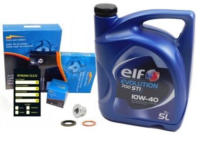 FILTROS ACEITE ELF 10W40 RENAULT CLIO 3 1.4 16V 98KM  