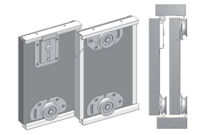 System drzwi przesuwne szafa 1m/2 sk MINI BIMAK