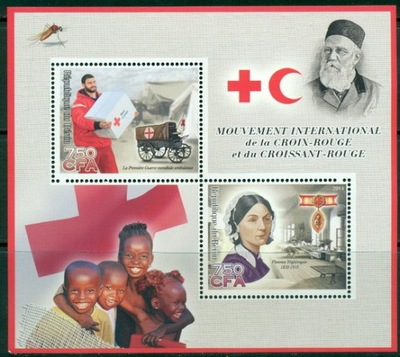 Czerwony Krzyż F. Nightingale Benin bl ** #BEN1430