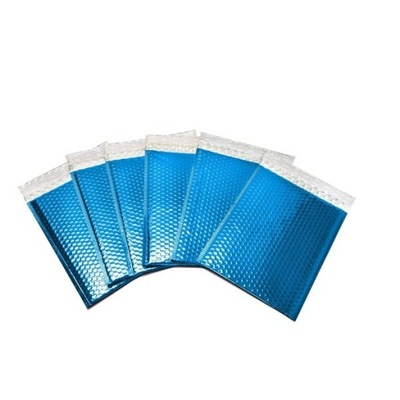 Koperty Bąbelkowe Metaliczne CD 100szt Niebieskie