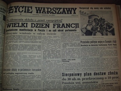 "ŻYCIE WARSZAWY" z IV kw. 1954 r