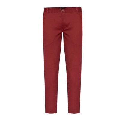 Materiałowe Spodnie Męskie W38 SLIM CHINO 188/102