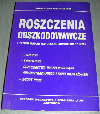 Roszczenia odszkodowawcze Bogusławska Nieczytana