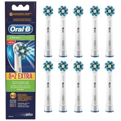 Oral-B Cross Action Końcówki do szczoteczek 10szt.