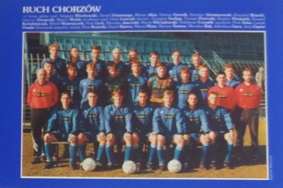 Liga polska Plakat - RUCH CHORZÓW 1997 rok