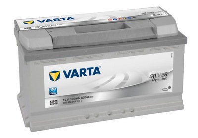 BATERÍA VARTA SILVER 12V 100AH 830A H3  