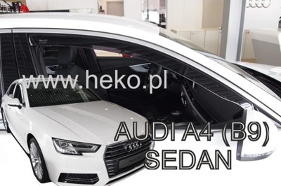 DEFLECTORES VENTANAS AUDI A4 B9 2016-.. UNIVERSAL BERLINA PRZODY  