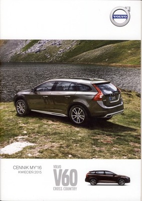 Volvo V60 CC prospekt 04 2015 cennik m 2016 polski