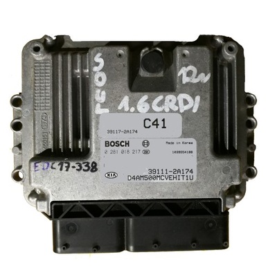 ECU KIA SOUL 1.6 0281018217 39111-2A174 PROGRAMACIÓN  