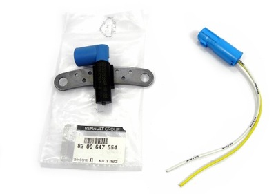 Датчик положення вала колодка штекер renault оригінальний номер 8200647554 фото №1