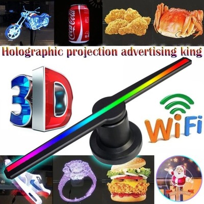 Oświetlenie led 3D Hologram reklamowy reklama w 3D
