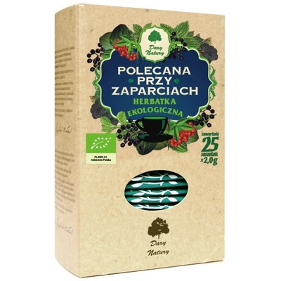 Herbatka polecana przy zaparciach Dary Natury 50 g