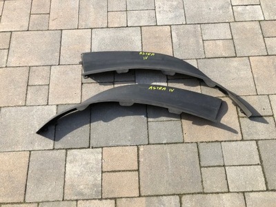 Opel astra iv накладка-спойлер бампера фото №1