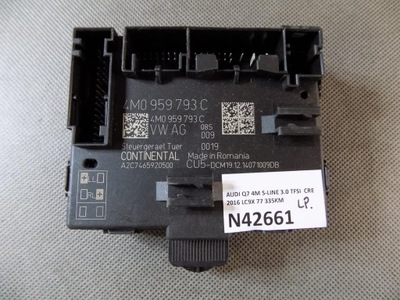 Audi q7 4m модуль двері лівий перед 4m0959793c фото №1