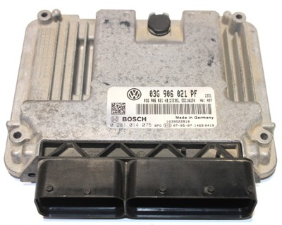 VW AUDI КОМПЬЮТЕР ДВИГАТЕЛЯ 03G906021PF 0281014075