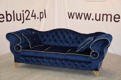 SOFA 3-osobowa CHESTERFIELD PRESTON Gold Edition