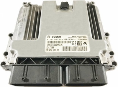 9809478580 0281031043 ECU CITROEN CACTUS 1.6 HDI