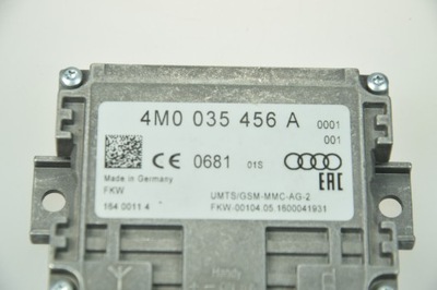 AUDI Q7 4M A4 B9 REFORZADOR ANTENA 4M0035456A  