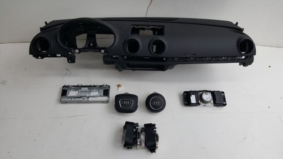 Audi a3 8v quattro приборная панель консоль подушка безопасности ремни фото №1