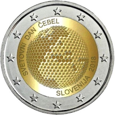 2 euro Słowenia Dzień Pszczoły 2018