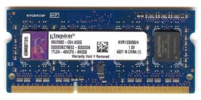 OKAZJA DDR3 KINGSTON 4GB KVR13S9S8/4