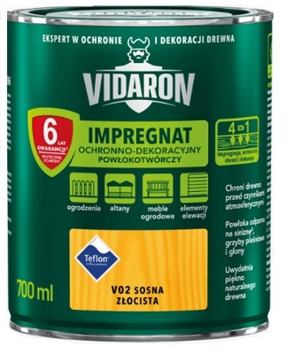 IMPREGNAT POWŁOKOTWÓRCZY DO DREWNA OCHRONNY 4,5L