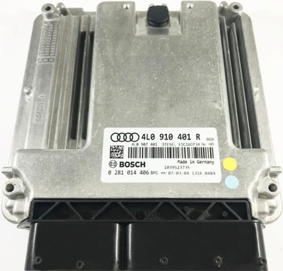 COMPUTADOR AUDI Q7 4L0910401R 0281014406 PLUG PLAY  