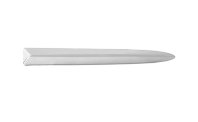 Молдинг накладка бампера верхній fiat 500 хром le фото №1