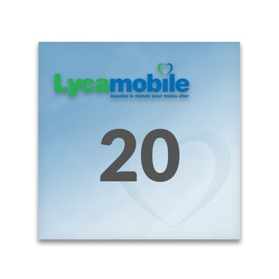 Doładowanie LycaMobile 20 zł