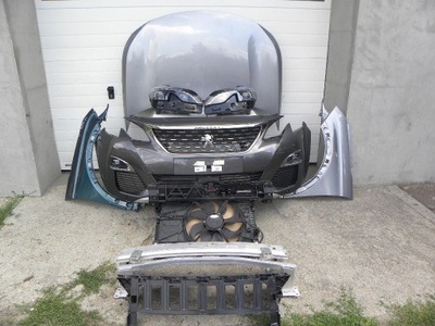 Peugeot 3008 ii-5008 ii капот, бампер лампы full led фото №1