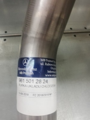Труба системи охолодження mercedes actros4 фото №1