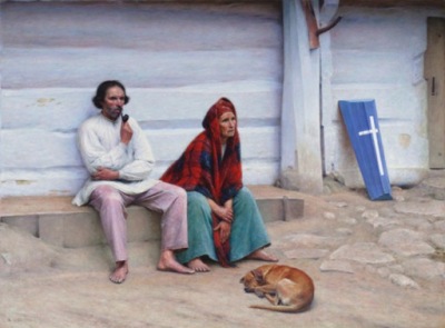 Aleksander Gierymski - Chłopska trumna