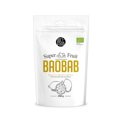 Bio Baobab - proszek 200g DIET-FOOD