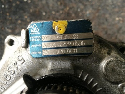 Турбонагнітач renault 1,5dci 507852h301868 фото №1