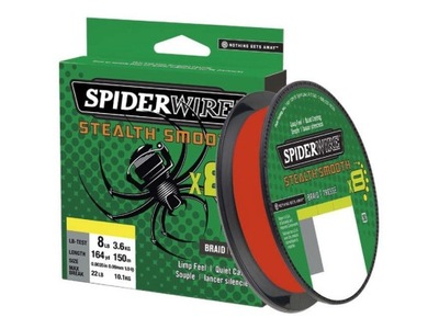 SPIDERWIRE STEALTH SMOOTH 8 RED 0,06 mm150 m