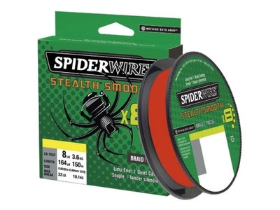 SPIDERWIRE STEALTH SMOOTH 8 RED 0,33 mm300 m