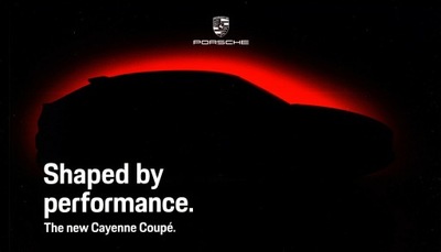 PORSCHE CAYENNE CUPÉ PROSPEKT 03 2019 MODELO 2020  