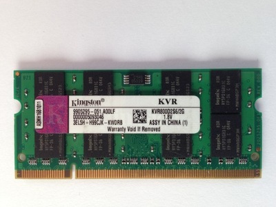 PAMIĘĆ RAM SODIMM 2GB DDR2 PC2 6400S 800MHz 2048MB