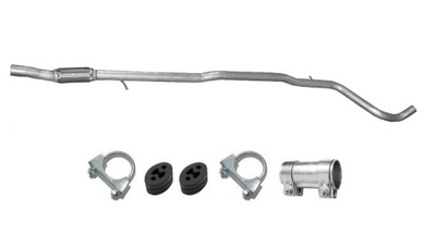 Fiat panda ii 1.3 jtd 2004-2005 труба средняя фото №1