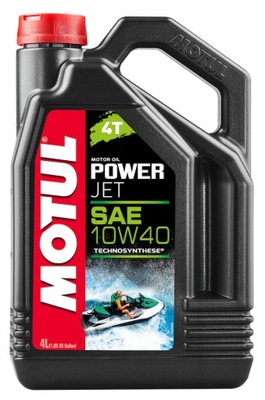 ACEITE MOTUL 10W40 4L POWERJET 4T / SJ 105874 MOTUL MOTUL POWER JET 4 L  