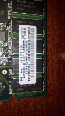 SDRAM DIMM 512 MB ECC IBM PC100