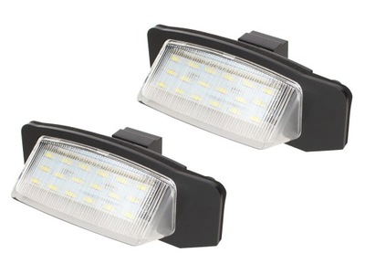 LAMPS LED PLATES MITSUBISHI LANCER X OUTLANDER 2  