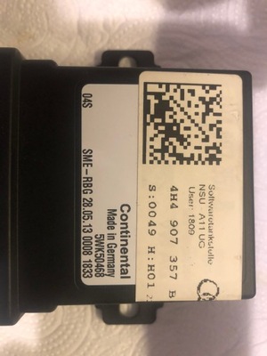 Audi a8 d4 lift matrix модуль света 4h4907357b фото №1