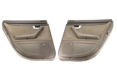 Audi a4 b6 обшивка обшивки двері задня алькантара kpl. фото №1